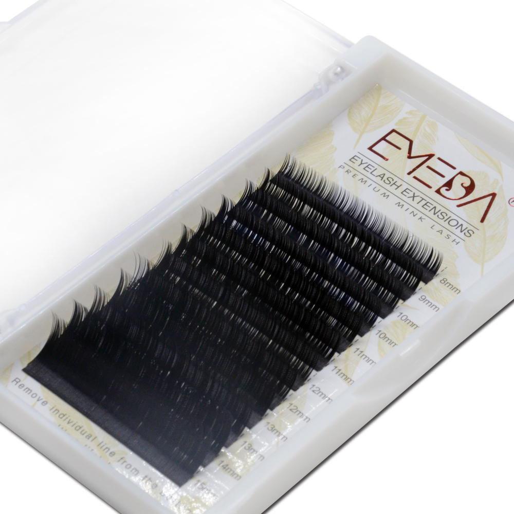 Eyelash Manufacturer Produce High-quality Korea PBT Fiber Eyelash Extension Soft Eyelashes with Private Box in the UK 